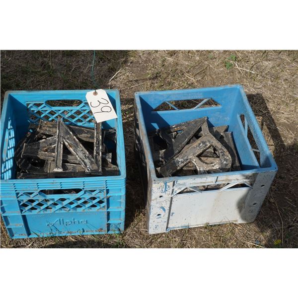 Crates of Metal Letters.