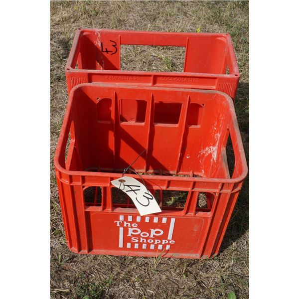 Coke & Pop Shoppe Crates.