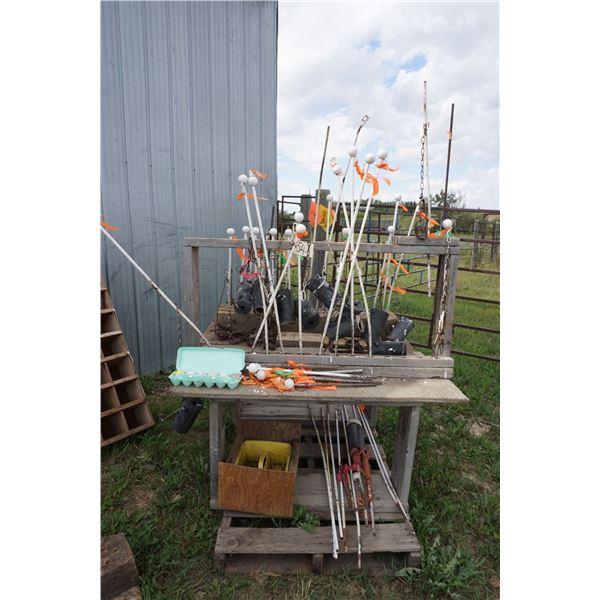 Bolt Bin, Mole Traps with Anchors (2 pictures)