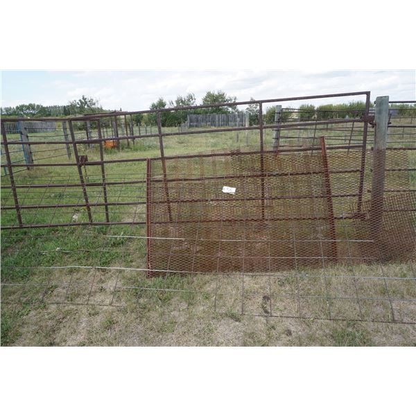 Metal Grate, Wire Fencing.