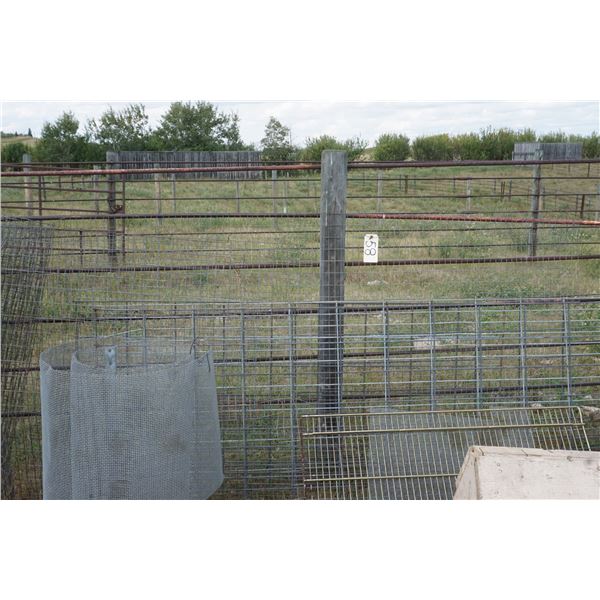 Sheep Fence and Assorted Wire Parts.