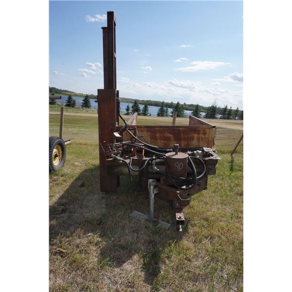 Post pounder on Wagon.