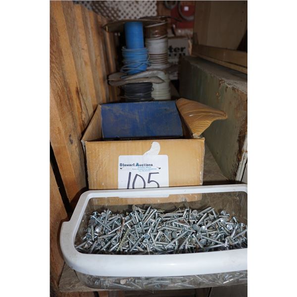 Box of Screws, Electrical Wire.