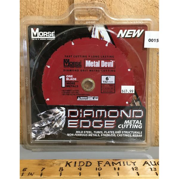 MORSE 6 INCH DIAMOND BLADE - NEW