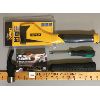 LOT OF 3 - ESTWING ULTRA HAMMER & DEWALT HAMMER TACKER & GRAY SCREW DRIVER
