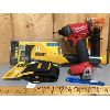 Image 1 : MILWAUKEE DRILL, DEWALT HAMMER TACKER & PHONE HOLDER, EXACTO KNIFE, FISKARS SHARPENER - NEW