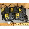 Image 1 : LOT OF 5 - DEWALT 12V/20V LITHIUM ION BATTERY CHARGERS - NEW