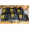 Image 1 : LOT OF 6 - DEWALT 12V/20V LITHIUM ION BATTERY CHARGERS - NEW