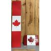 Image 1 : LOT OF 2- PAINTED WOOD CANADIAN FLAG SIGNS