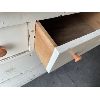 Image 3 : PAINTED PINE 4 DRAWER DRESSER - 18 X 38 X 40 INCHES