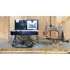 Image 1 : LOT OF 2 - ANTIQUE - MINI STOVE & SINGER SEWING MACHINE