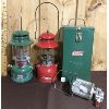 Image 1 : LOT OF 3 - VINTAGE COLEMAN LANTERNS - INCL 1966 W/ CARRY CASE