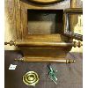 Image 2 : REGULATOR CLOCK W/ KEY & PENDULUM - 24 INCHES