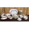 Image 1 : AYNSLEY BONE CHINA SET - 7 DINNER PLATES, 11 LUNCH PLATES,  11 SIDE PLATES, 8 CUPS & SAUCERS, ETC