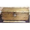 Image 1 : ANTIQUE WOODEN DOME TOP TRUNK