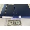 Image 1 : LOT OF 2 - NUMIS COIN ALBUM W/ SLEEVES & US 1976 2 DOLLAR BILL - CIRCULATED
