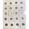 Image 2 : LOT OF 20 - 1906 TO 1937 US SHIELD & BUFFALO NICKELS