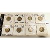 Image 1 : LOT OF 8 - US SILVER NICKELS 1900 - 1937