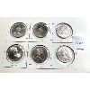 Image 2 : LOT OF 6 - PROVINCIAL COMMEMORATIVE ONE DOLLAR CND COINS - LOW MINTAGE