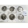 Image 2 : LOT OF 6 - PROVINCIAL COMMEMORATIVE ONE DOLLAR CND COINS - LOW MINTAGE