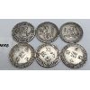 Image 1 : LOT OF 6 - ANTIQUE CHINESE SILVER PLATED COINS