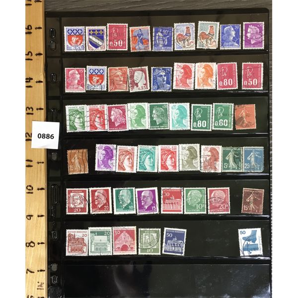 QTY OF COLLECTIBLE WORLD STAMPS