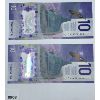 Image 2 : LOT OF 2 - 2018 CANADA $10 BILL CHOICE - UNCIRCULATED