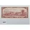 Image 2 : 1954 CANADA $2 BILL - ALMOST UNCIRCULATED