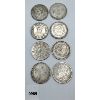 Image 2 : LOT OF 8 - SILVER PLATE CHINESE COINS