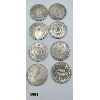 Image 2 : LOT OF 8 - SILVER PLATE CHINESE COINS