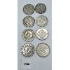 Image 2 : LOT OF 8 - SILVER PLATE CHINESE COINS