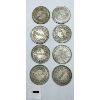 Image 1 : LOT OF 8 - SILVER PLATE CHINESE COINS