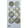 Image 2 : LOT OF 8 - SILVER PLATE CHINESE COINS