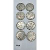 Image 1 : LOT OF 8 - SILVER PLATE CHINESE COINS