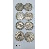 Image 2 : LOT OF 8 - SILVER PLATE CHINESE COINS