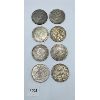 Image 1 : LOT OF 8 - SILVER PLATE CHINESE COINS