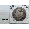 Image 1 : 1886 O USA MORAGAN SILVER DOLLAR