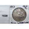 Image 1 : 1951 FULL WATER LINE CANADA SILVER DOLLAR