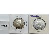 Image 2 : LOT OF 2 - CDN FIFTY CENT PIECES - 1960 AND 1961