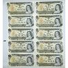 Image 1 : LOT OF 21 - CDN ONE DOLLAR BANKNOTES - SEE ALL PICS