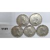 Image 2 : LOT OF 5 - CDN FIFTY CENT PIECES - 2X 1957, 58, 2X 60, 