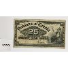 Image 1 : DOMINION OF CANADA TWENTY-FIVE CENT SHINPLASTER - 1900