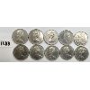 Image 2 : LOT OF 10 - CANADIAN 50 CENTS 