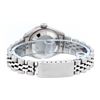 Image 7 : Rolex Ladies Stainless Steel Blue MOP Diamond & Emerald Datejust Wristwatch
