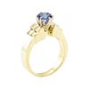 Image 4 : 1.87 ctw Blue Sapphire And Diamond Ring - 14KT Yellow Gold