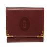 Image 1 : Cartier Beige Leather Coin Purse Wallet