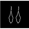 Image 1 : 1.17 ctw Diamond Earrings - 14KT White Gold