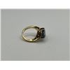 Image 2 : 10K LADIES RING WITH BLUE STONE