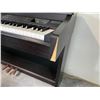 Image 8 : YAMAHA CLAVINOVA ELECTRIC PIANO WITH BENCH ( MINOR DAMAGE TO SIDE, IN WORKING CONDITION )