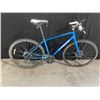 Image 2 : BLUE TREK FX2 SIZE MEDIUM, 24 SPEED CARBON FRAME ROAD BIKE WITH FULL DISC BRAKES